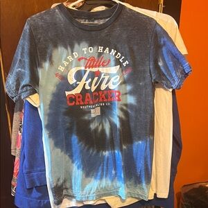 Southern Bids Co. Blue Tie-Dye Women's Tee